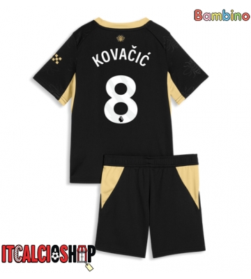 Manchester City Mateo Kovacic #8 Seconda Maglia Bambino 2026-27 Manica Corta (+ Pantaloni corti)